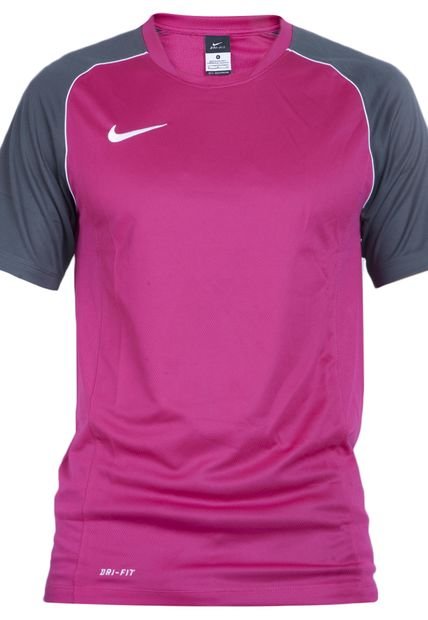 Camiseta Nike Fucsia/Gris Niña
