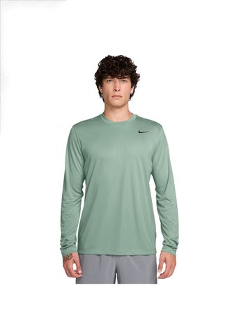 Camiseta Nike M Df Tee Std Ls Flex Hombre-Verde Nike