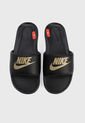 Playera Negro-Dorado Nike Victori One Slide de Nike