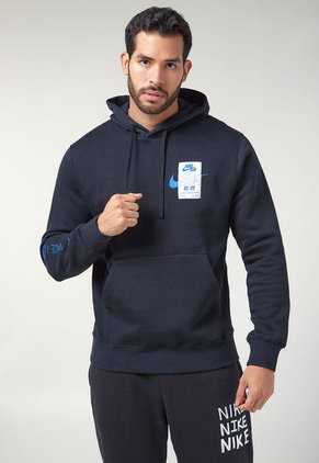 Hoodie Negro-Azul-Blanco Nike Air Force 1