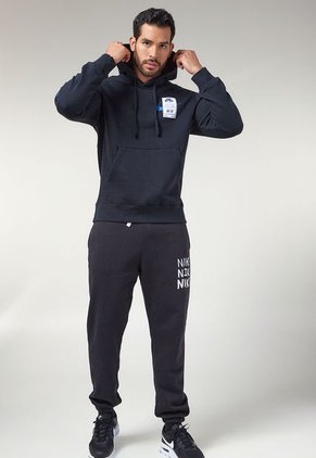 Hoodie Negro-Azul-Blanco Nike Air Force 1