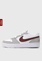 Tenis Lifestyle Blanco-Gris-Vinotinto NIKE Court Borough Recraft de Nike