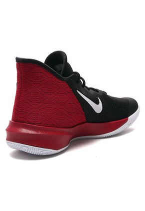 Botas Basquet Nike Tenis Basketball Hombre Nike Zoom Evidence Iii-Negro Con Rojo + Envio Gratis NEGRO