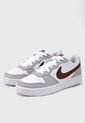 Tenis Lifestyle Blanco-Gris-Vinotinto NIKE Court Borough Recraft de Nike