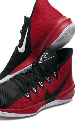 Botas Basquet Nike Tenis Basketball Hombre Nike Zoom Evidence Iii-Negro Con Rojo + Envio Gratis NEGRO