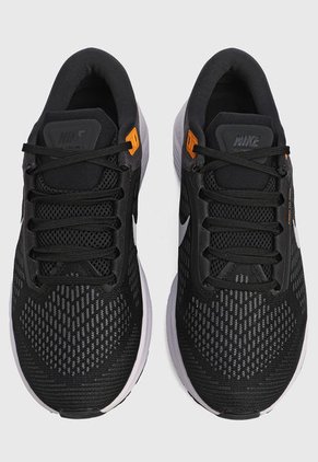 Tenis Running Negro-Blanco-Gris-Naranja Nike Air Zoom Structure 24