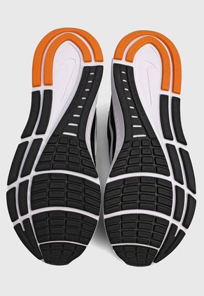 Tenis Running Negro-Blanco-Gris-Naranja Nike Air Zoom Structure 24