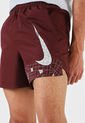 Short Vino Tinto-Plateado Nike de Nike