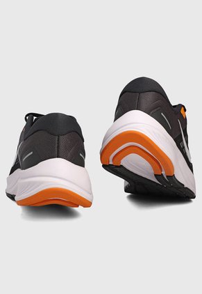 Tenis Running Negro-Blanco-Gris-Naranja Nike Air Zoom Structure 24