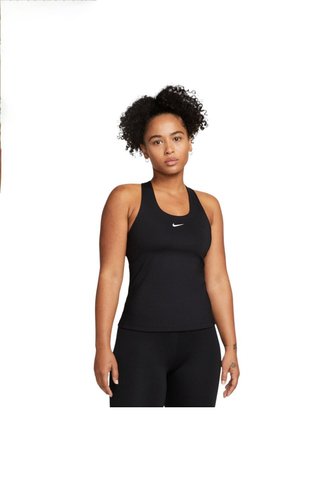 Camiseta Sin Mangas Nike Swoosh Bra Tank Mujer-Negro Nike