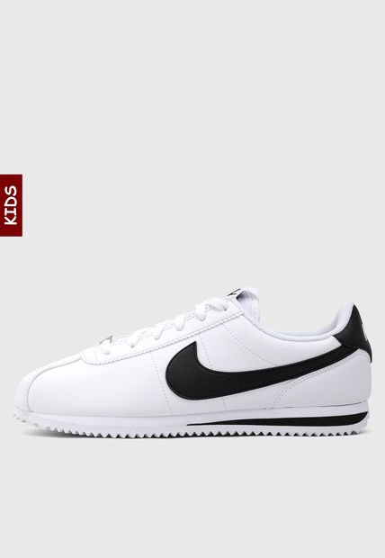 Tenis Lifestyle Blanco-Negro NIKE Kids Cortez