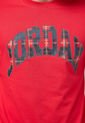 Camiseta Rojo-Gris-Beige Nike Jordan Brand Festive de Nike