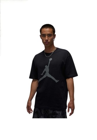 Camiseta Nike M J Brk Mg Fill Ss Crew Hombre-Negro Nike