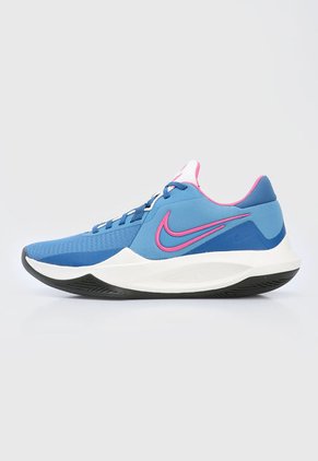 Tenis Basketball Azul-Blanco-Rosa Nike Precision VI
