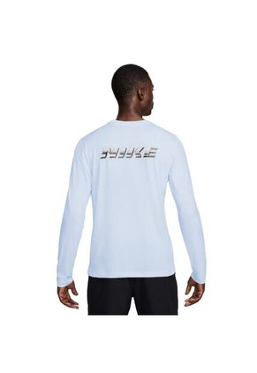 Camiseta Manga Larga Nike Club Hombre-Azul Claro