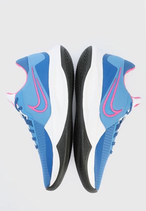 Tenis Basketball Azul-Blanco-Rosa Nike Precision VI