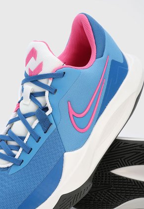 Tenis Basketball Azul-Blanco-Rosa Nike Precision VI