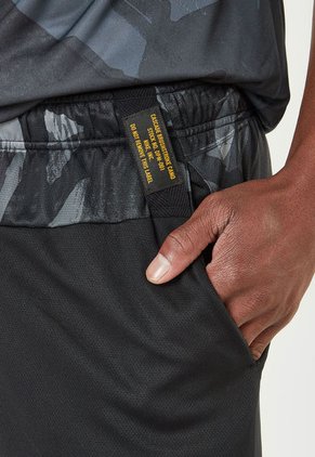 Pantaloneta Negro-Gris-Blanco Nike  Dri-Fit Knit