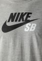 Camiseta Nike Sb Icon Logo Ss Tee Gris de Nike