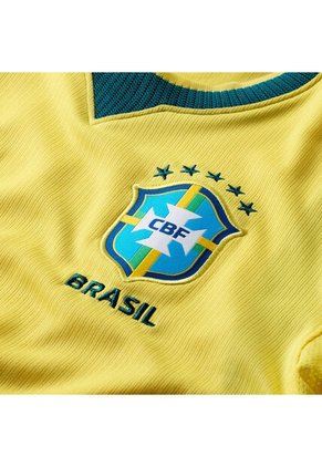 Camiseta Niños Nike Brasil Local 2026 Amarillo