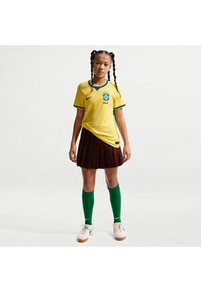 Camiseta Niños Nike Brasil Local 2026 Amarillo