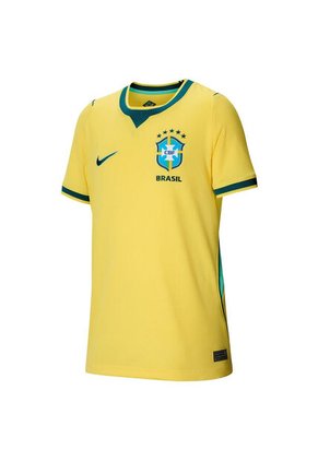 Camiseta Niños Nike Brasil Local 2026 Amarillo