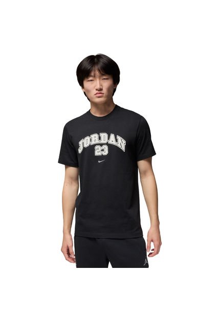 Camiseta Nike M J Mvp Wm Ss Crew Hombre -Negro