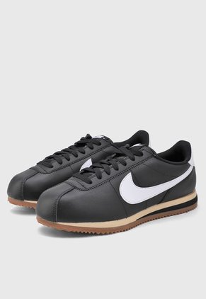 Tenis Lifestyle Negro-Blanco-Marrón NIKE Cortez Leather