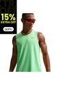 Camiseta Sin Mangas Nike Df Miler Tank Top Hombre-Verde de Nike