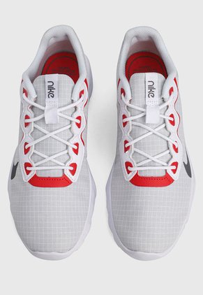 Tenis Lifestyle Blanco-Rojo-Negro Nike Explore Strada
