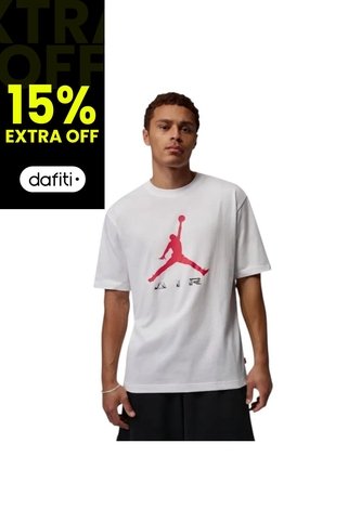 Camiseta Nike M J Brk Gfx Ss Crew Hombre-Blanco Nike
