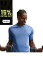 Camiseta Nike M Df Tee Std Flex Hombre-Azul de Nike