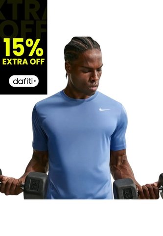 Camiseta Nike M Df Tee Std Flex Hombre-Azul Nike
