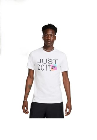 Camiseta Nike M Nsw Tee 6Mo Jdi Sp25 Hombre-Blanco Nike