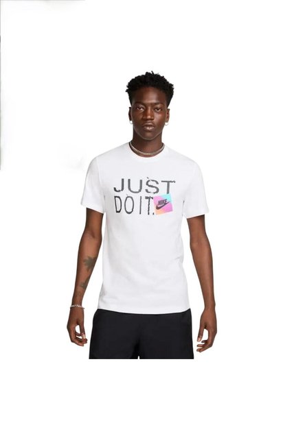 Camiseta Nike M Nsw Tee 6Mo Jdi Sp25 Hombre-Blanco