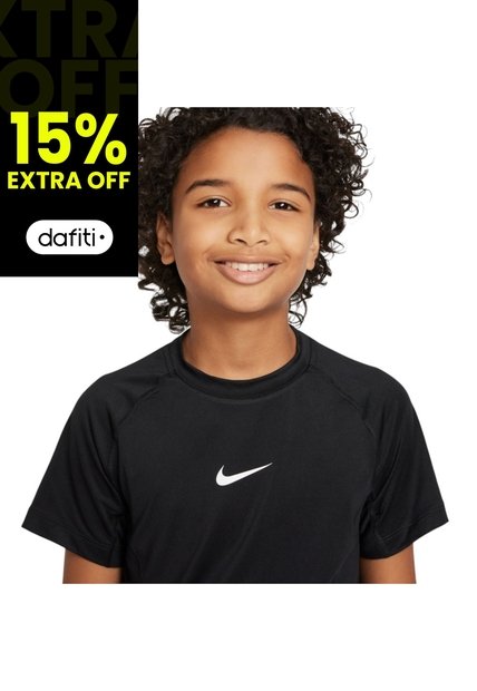 Camiseta Nike Pro Niño-Negro