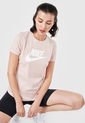 Camiseta Rosa-Blanco Nike Sportwear Essential de Nike