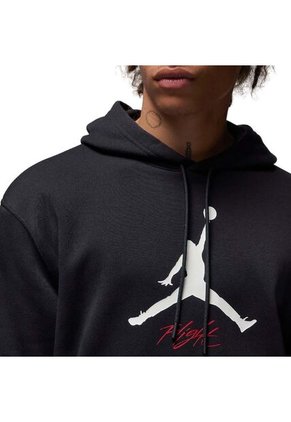 Hoodie Jordan Brand Ess Fleece Baseline-Negro