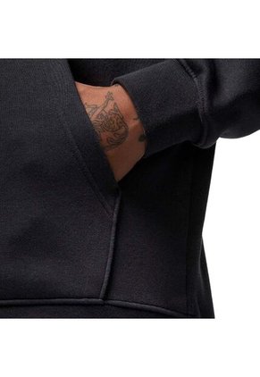 Hoodie Jordan Brand Ess Fleece Baseline-Negro
