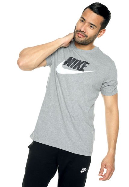 Camiseta Gris Nike Nsw Tee Icon Futura