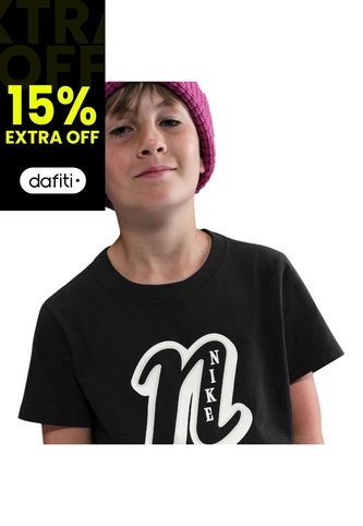 Camiseta Nike Sportwear Graphic Star Fs Niño-Negro Nike