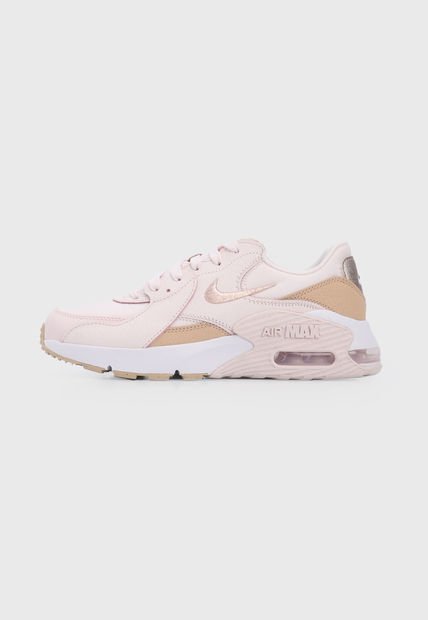 nike air rosa y blanco