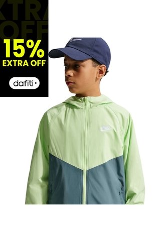 Chaqueta Nike Sportswear Windrunner Niño-Verde Nike