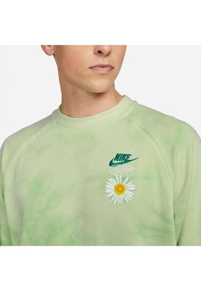 Buzo Hombre Nike Sportswear French Terry Crewneck Verde