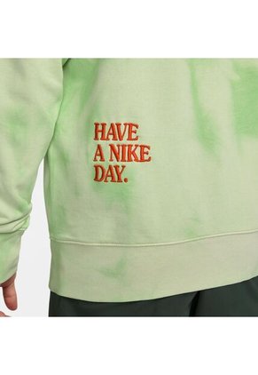 Buzo Hombre Nike Sportswear French Terry Crewneck Verde