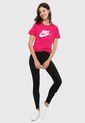 Camiseta Fucsia-Negro Nike Sportswear Essential de Nike