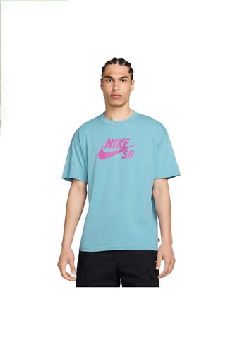 Camiseta Nike Action Sports Tee Logo Hbr-Celeste Nike