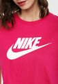 Camiseta Fucsia-Negro Nike Sportswear Essential de Nike
