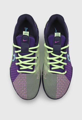 Tenis Training Violeta-Amarillo Neón-Celeste Nike Metcon 8 AMP