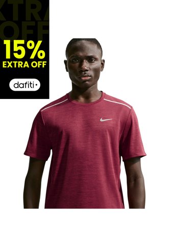 Camiseta Nike Miler Hombre-Rojo Nike
